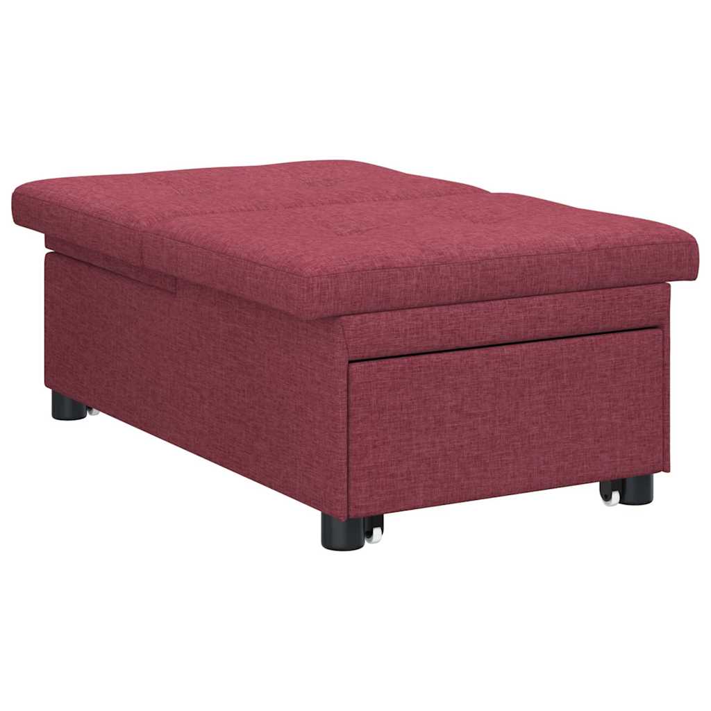 Sovesofa Rød 194 x 67 x 37 cm Stof