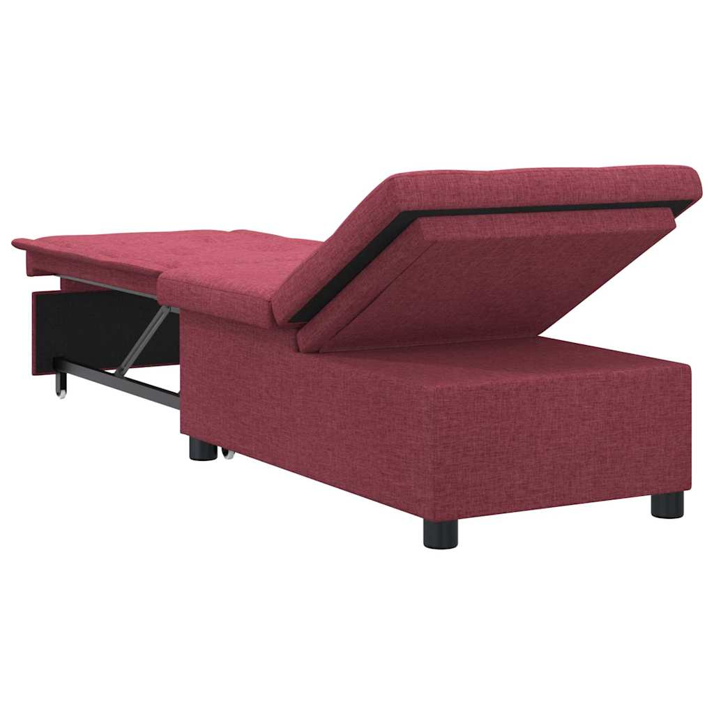 Sovesofa Rød 194 x 67 x 37 cm Stof