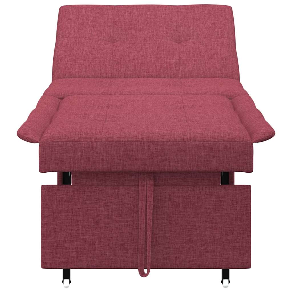 Sovesofa Rød 194 x 67 x 37 cm Stof