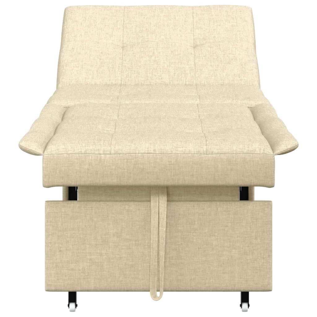 Sovesofa Creme 194 x 67 x 37 cm Stof