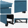 Sovesofa Blå 67 x 194 x 38 cm Fløjl
