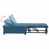 Sovesofa Blå 67 x 194 x 38 cm Fløjl