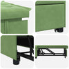 Sovesofa Lysegrøn 67 x 194 x 38 cm Fløjl