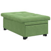 Sovesofa Lysegrøn 67 x 194 x 38 cm Fløjl