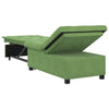 Sovesofa Lysegrøn 67 x 194 x 38 cm Fløjl