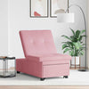 Sovesofa Lyserød 67 x 194 x 38 cm Fløjl