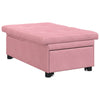Sovesofa Lyserød 67 x 194 x 38 cm Fløjl