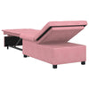 Sovesofa Lyserød 67 x 194 x 38 cm Fløjl