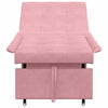 Sovesofa Lyserød 67 x 194 x 38 cm Fløjl