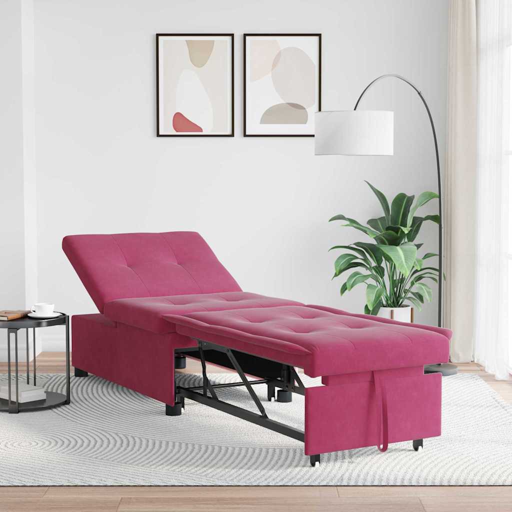 Sovesofa Vinrød 67 x 194 x 38 cm Fløjl