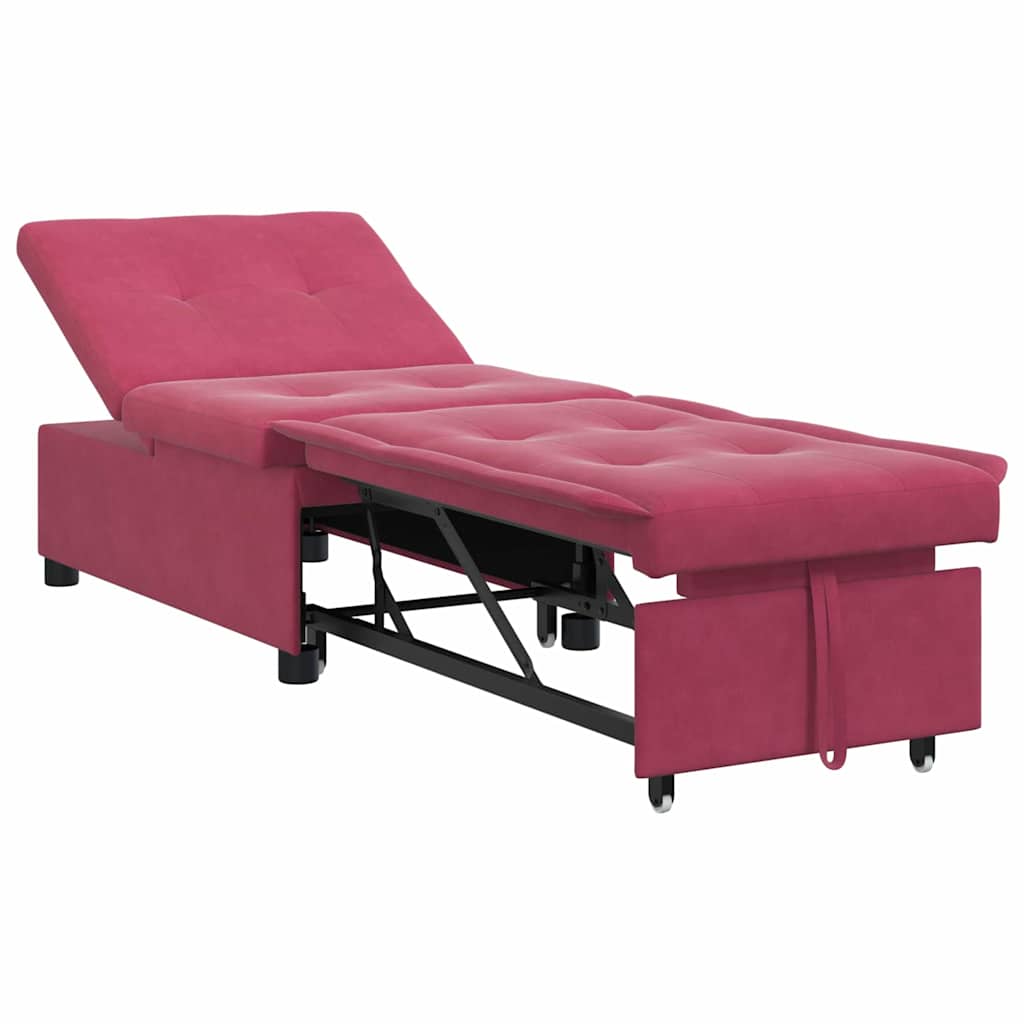 Sovesofa Vinrød 67 x 194 x 38 cm Fløjl