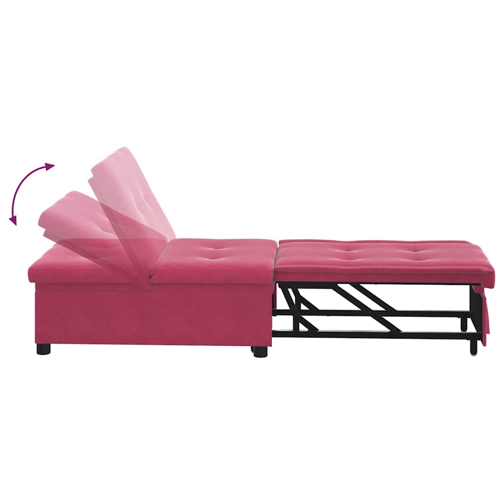 Sovesofa Vinrød 67 x 194 x 38 cm Fløjl