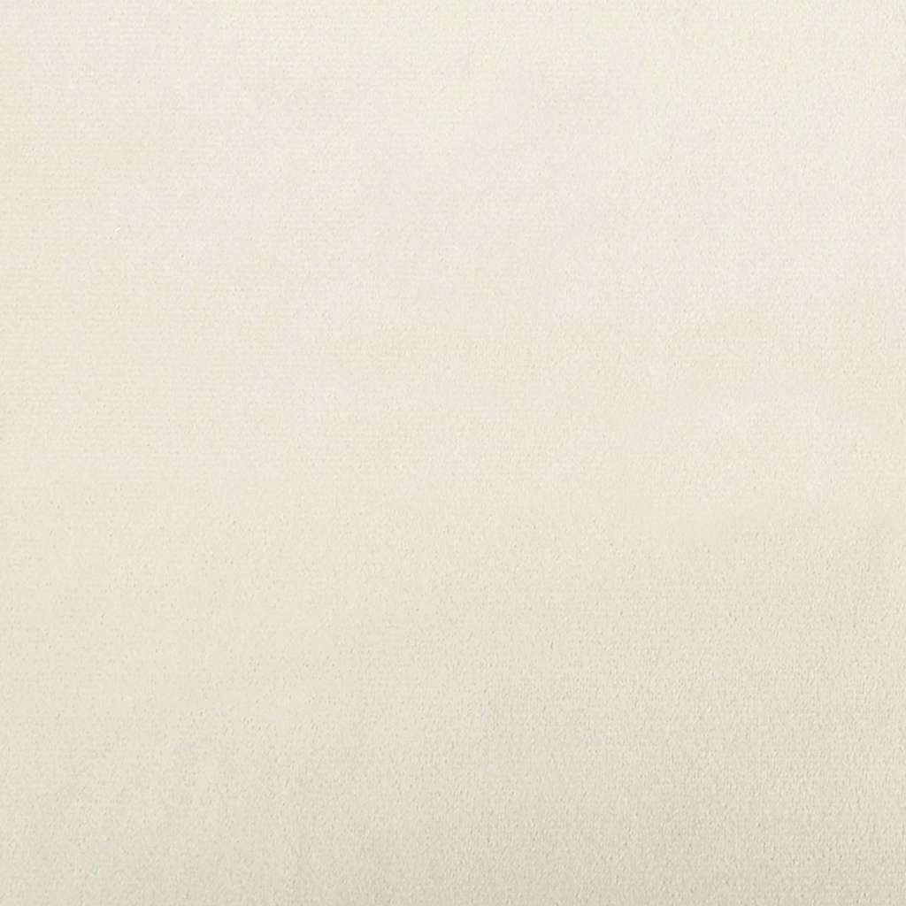 Sovesofa Creme 67 x 194 x 38 cm Fløjl
