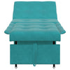 Sovesofa Turkis 67 x 194 x 38 cm Fløjl