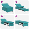Sovesofa Turkis 67 x 194 x 38 cm Fløjl