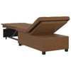 Sovesofa Brun 67 x 194 x 38 cm Faux suede læder