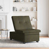 Sovesofa Army grøn 67 x 194 x 38 cm Faux suede læder