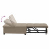 Sovesofa med pude Gråbrun 67 x 194 x 82 cm Krydsfinér