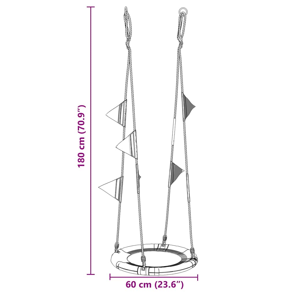Redesving Blå 60 x 60 x 180 cm Polyester