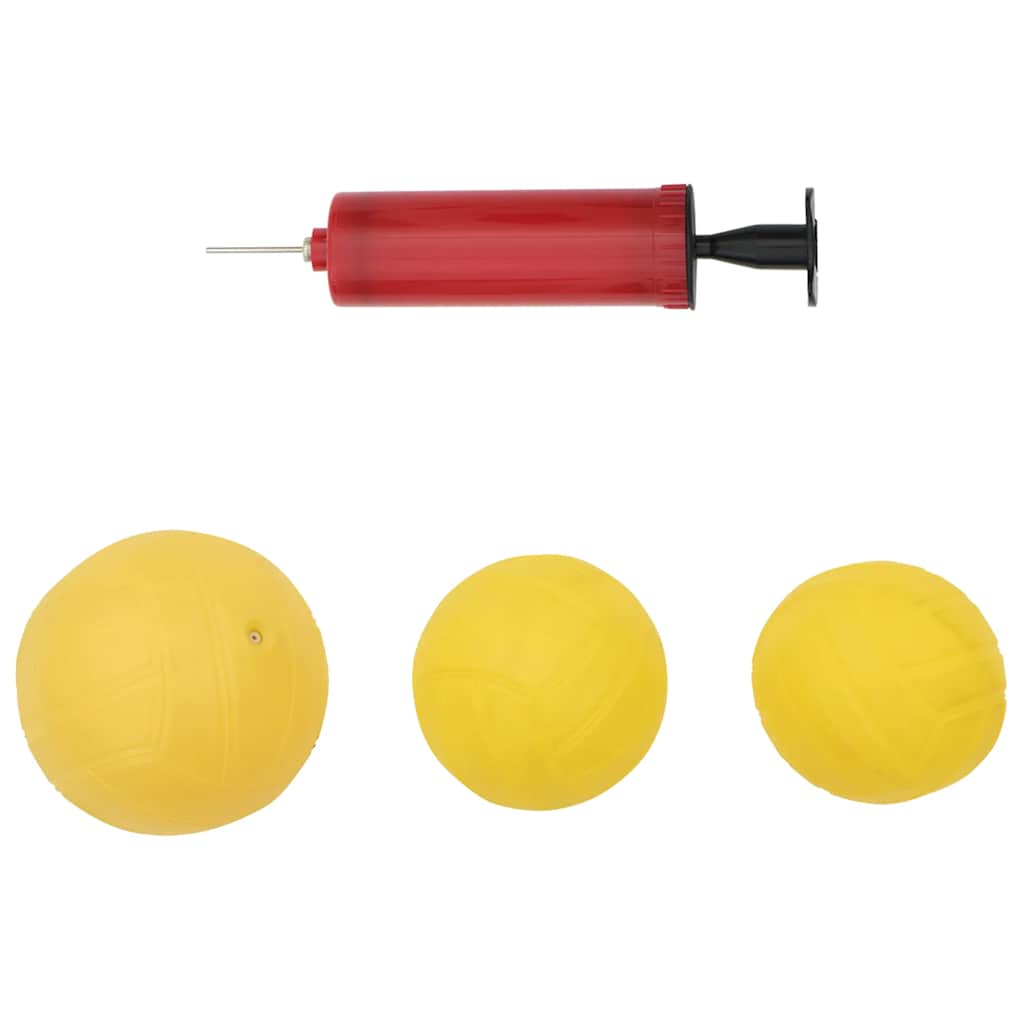 roundnet med 3 bolde + ekstra pumpe Ø90x20 cm