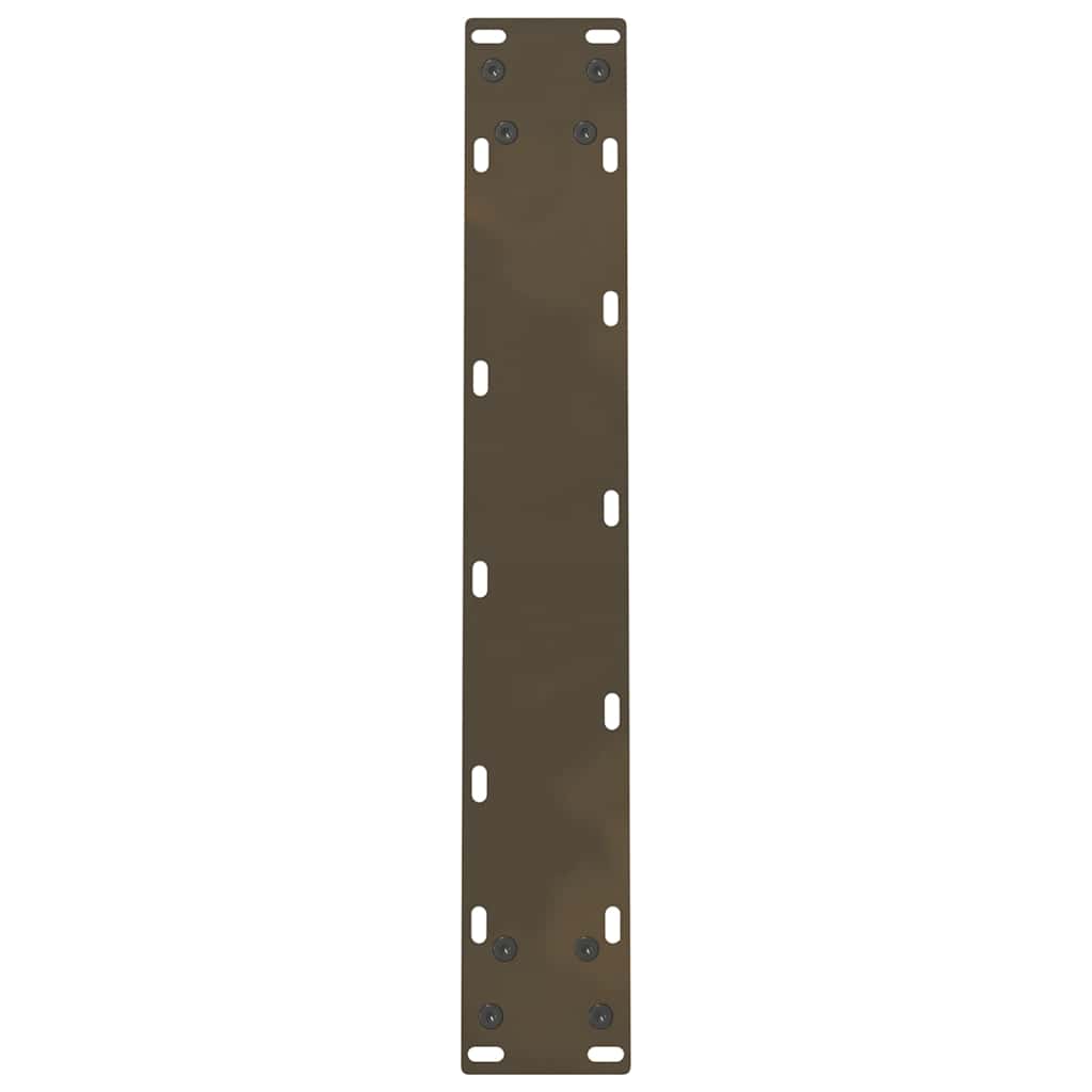 sofabordben naturstål 2 stk. 60x(72-73) cm stål