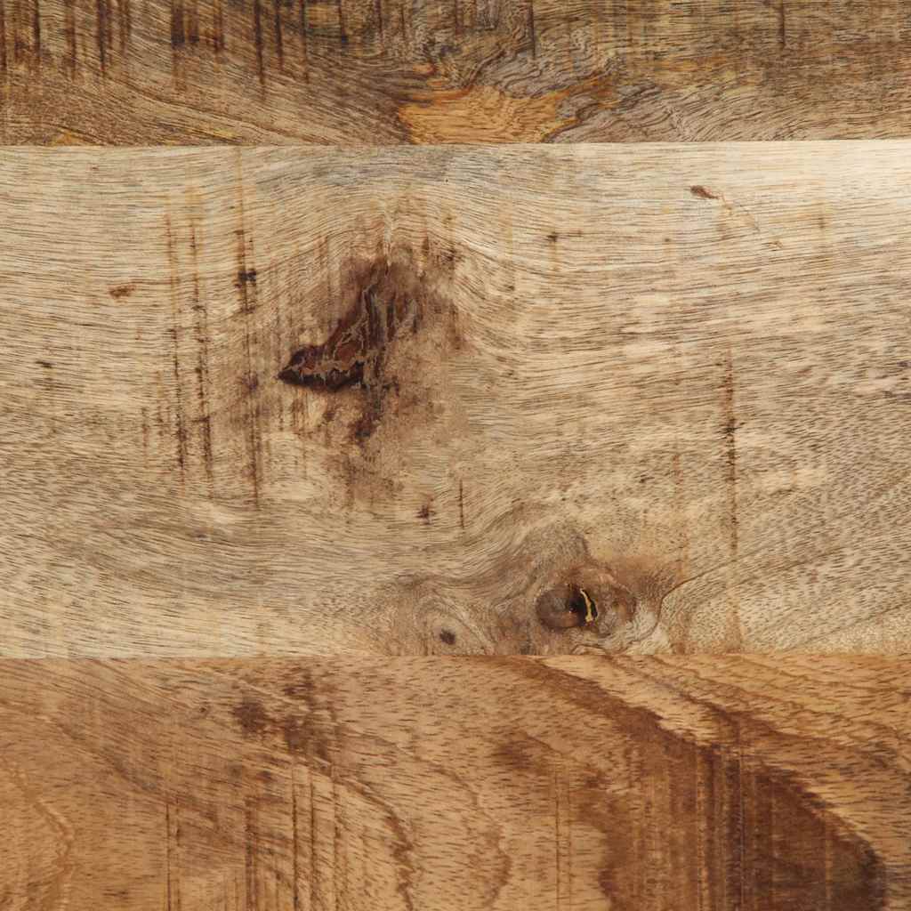 bænk 60x35x45 cm massivt ru mangotræ