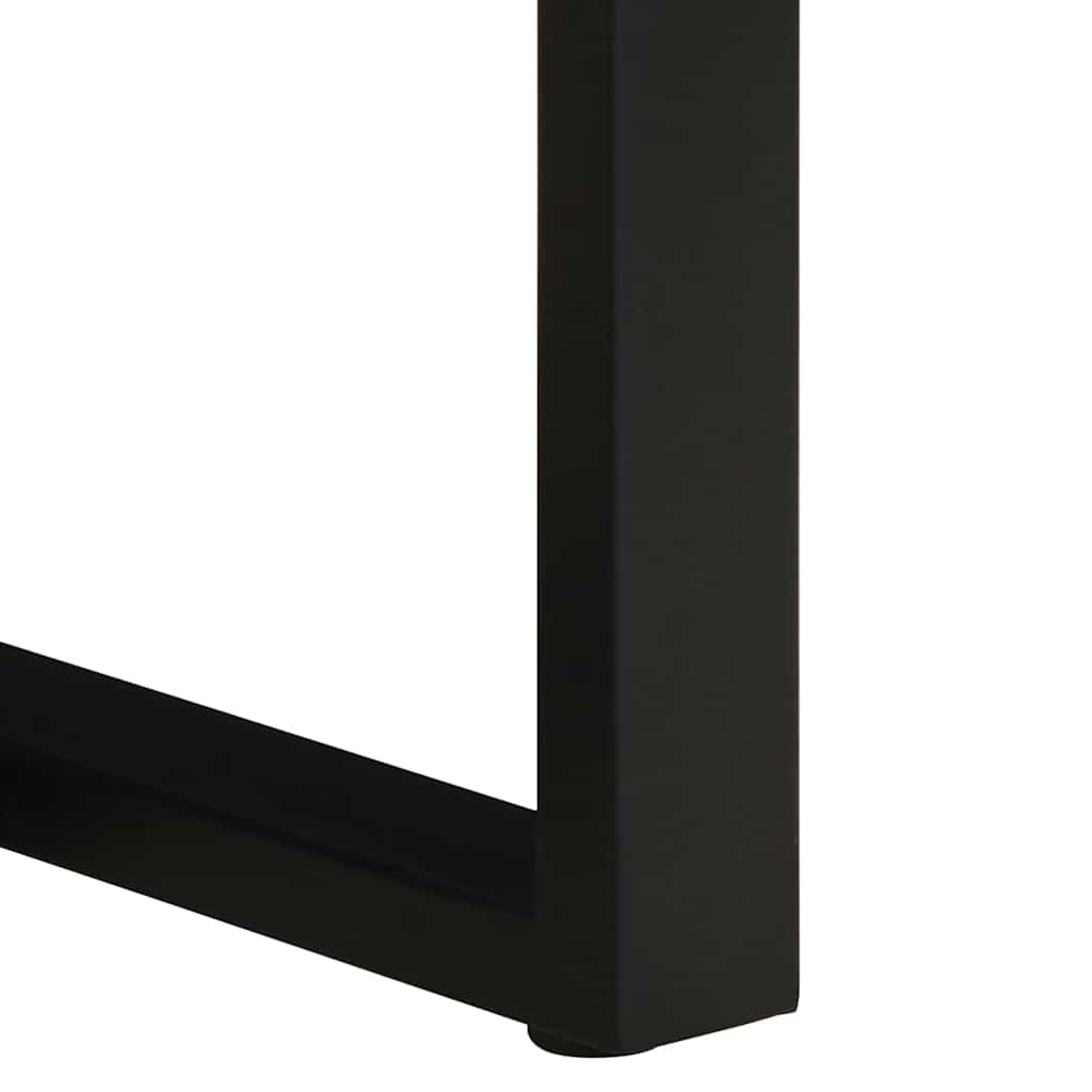 bænk 60x35x45 cm massivt genbrugstræ flerfarvet