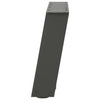 sofabordben U-formet 2 stk. 40x(30-31) cm stål antracitgrå
