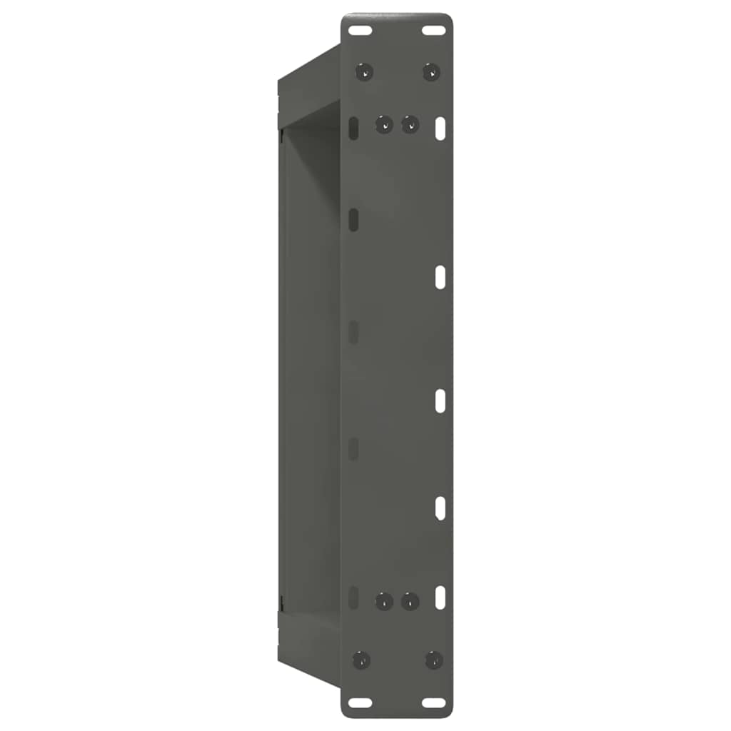 sofabordben U-formet 2 stk. 40x(30-31) cm stål antracitgrå