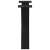 sofabordben X-formet 2 stk 60x(42-43) cm stål sort