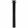 Spisebordsben X-formet 3 stk 80x(72-73) cm stål sort