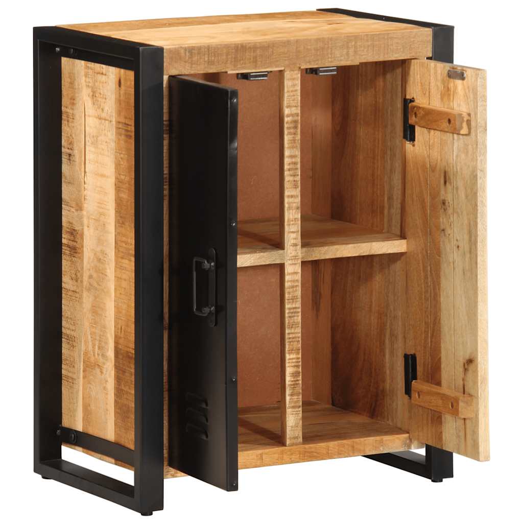 skænk 55x35x70 cm massivt ru mangotræ