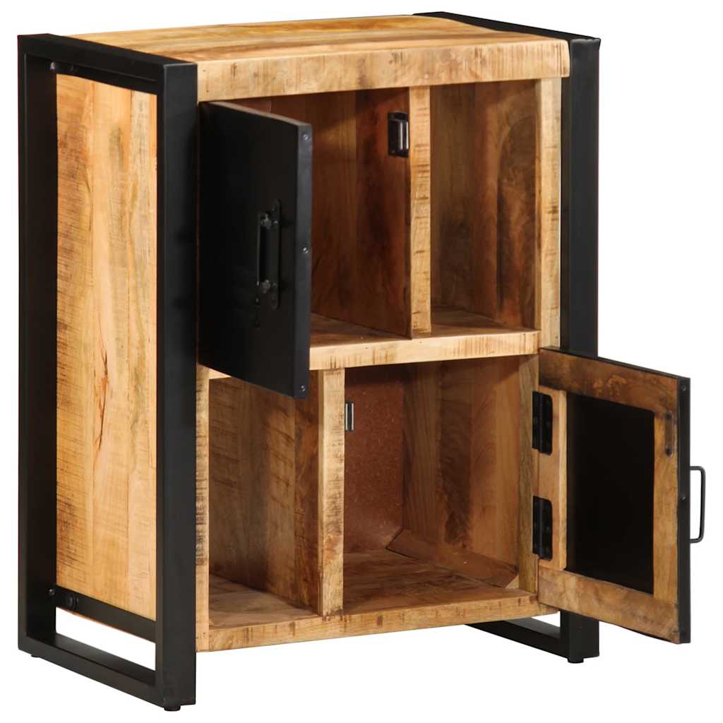 skænk 55x35x70 cm massivt ru mangotræ