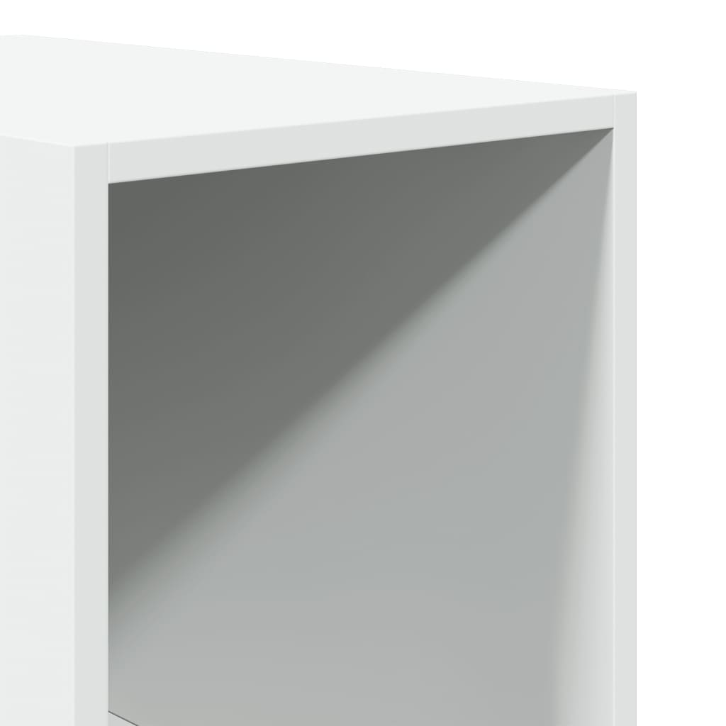 klædeskab 30x50x200 cm konstrueret træ hvid