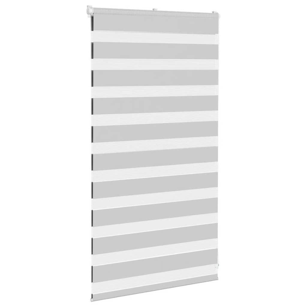 zebragardin lysegrå 90x100 cm stofbredde 85,9 cm polyester
