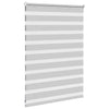 zebragardin lysegrå 95x100 cm stofbredde 90,9 cm polyester