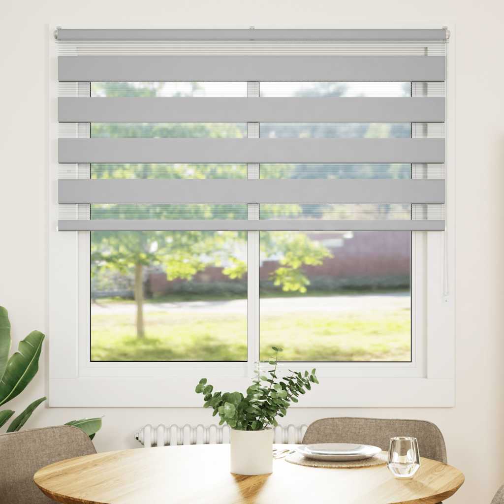 zebragardin lysegrå 150x150 cm stofbredde 145,9 cm polyester