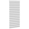 zebragardin lysegrå 95x230 cm stofbredde 90,9 cm polyester