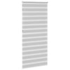 zebragardin lysegrå 95x230 cm stofbredde 90,9 cm polyester