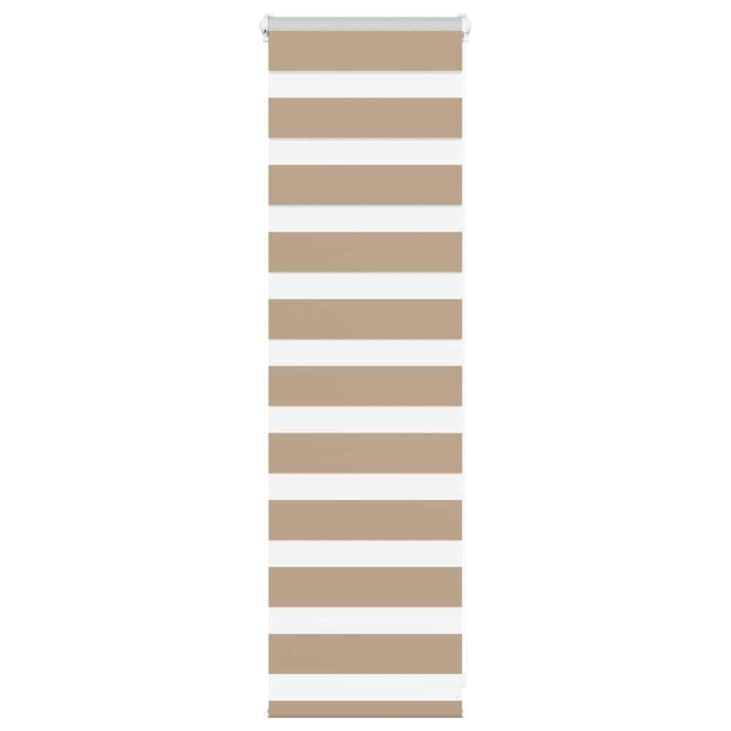 zebragardin sandbrun 45x100 cm stofbredde 40,9 cm polyester