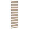 zebragardin sandbrun 45x100 cm stofbredde 40,9 cm polyester
