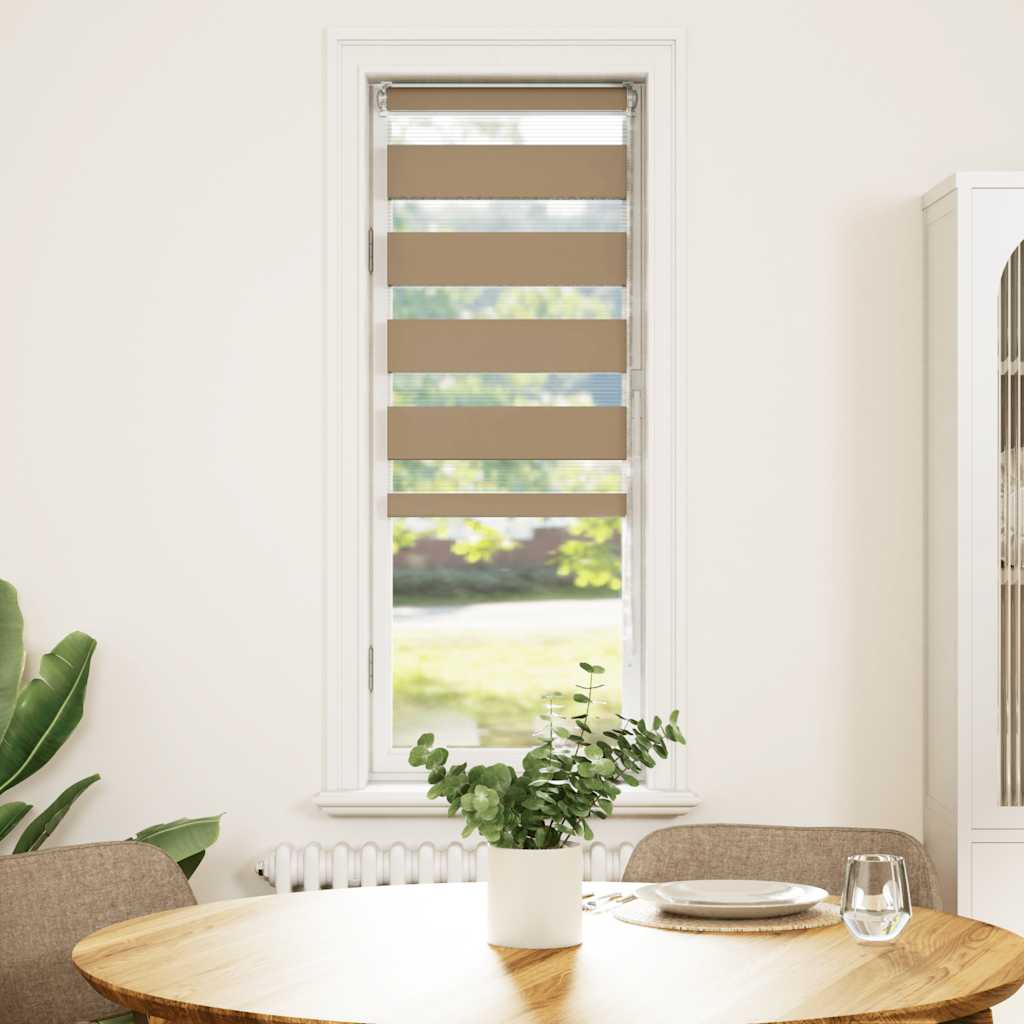 zebragardin sandbrun 50x100 cm stofbredde 45,9 cm polyester
