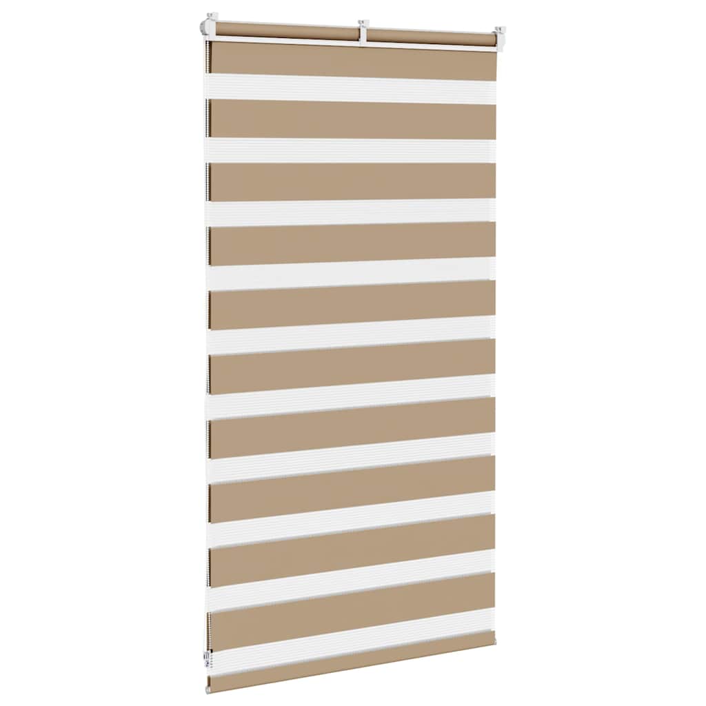 zebragardin sandbrun 80x100 cm stofbredde 75,9 cm polyester