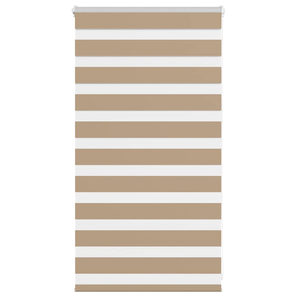 zebragardin sandbrun 85x100 cm stofbredde 80,9 cm polyester