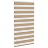 zebragardin sandbrun 85x100 cm stofbredde 80,9 cm polyester