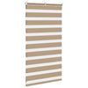 zebragardin sandbrun 85x100 cm stofbredde 80,9 cm polyester