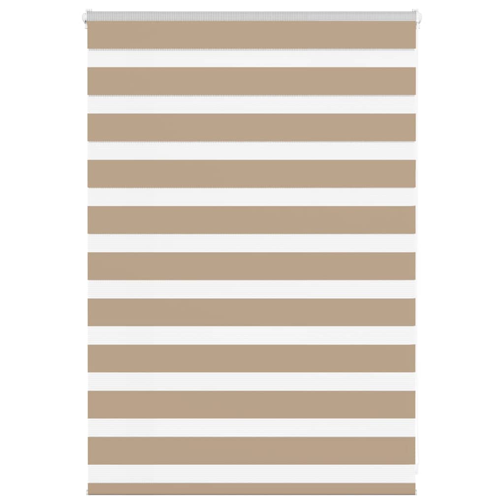zebragardin sandbrun 105x100 cm stofbredde 100,9 cm polyester