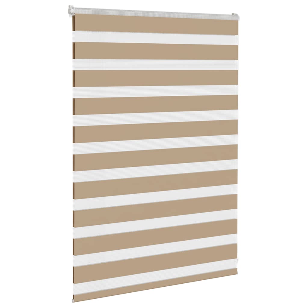 zebragardin sandbrun 105x100 cm stofbredde 100,9 cm polyester