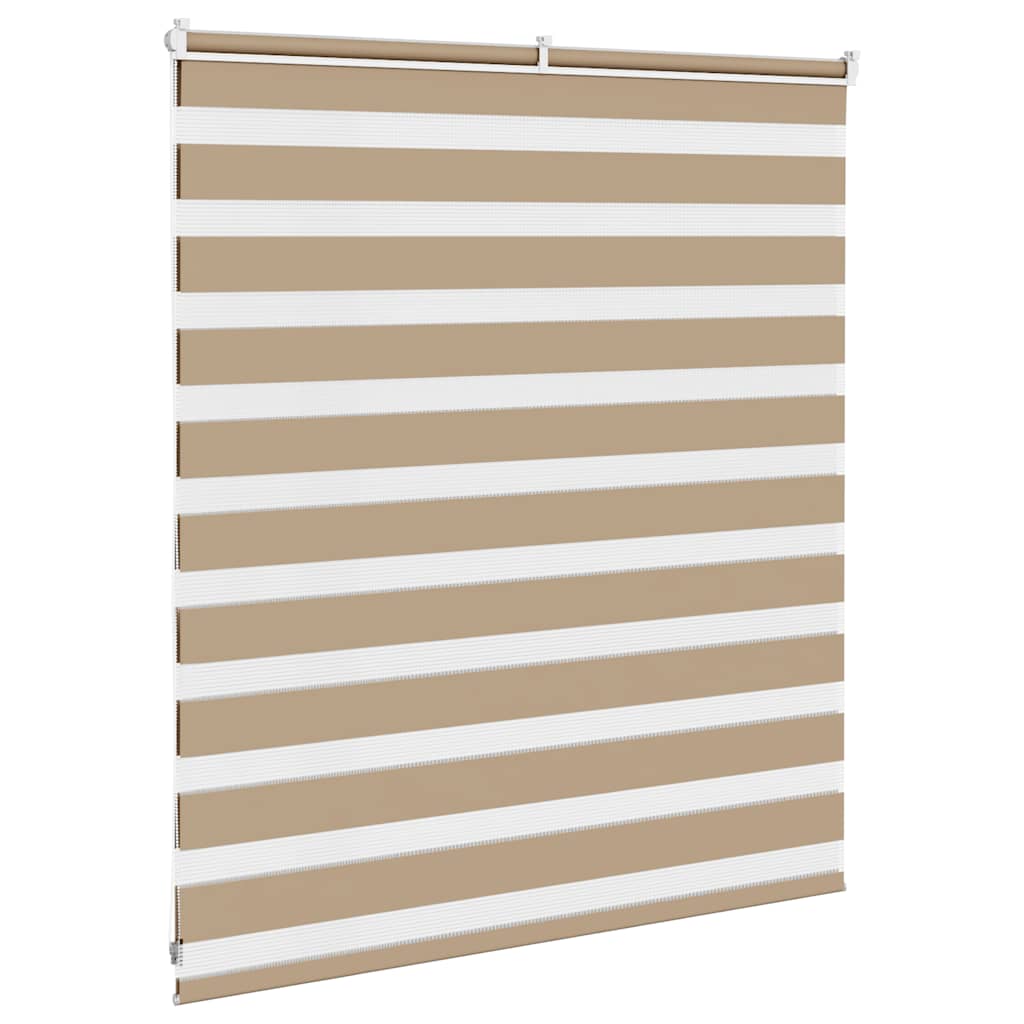 zebragardin sandbrun 120x100 cm stofbredde 115,9 cm polyester