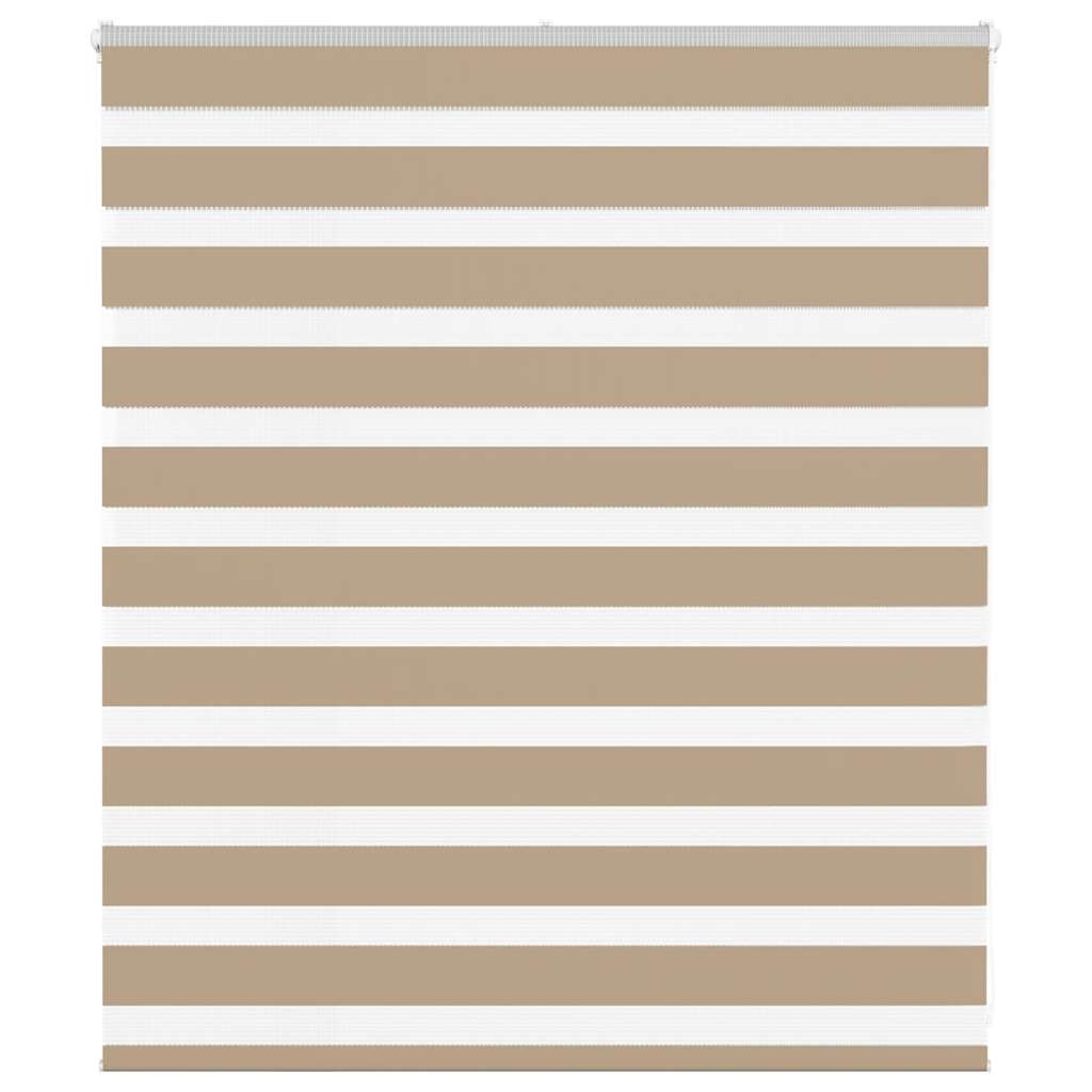 zebragardin sandbrun 125x100 cm stofbredde 120,9 cm polyester